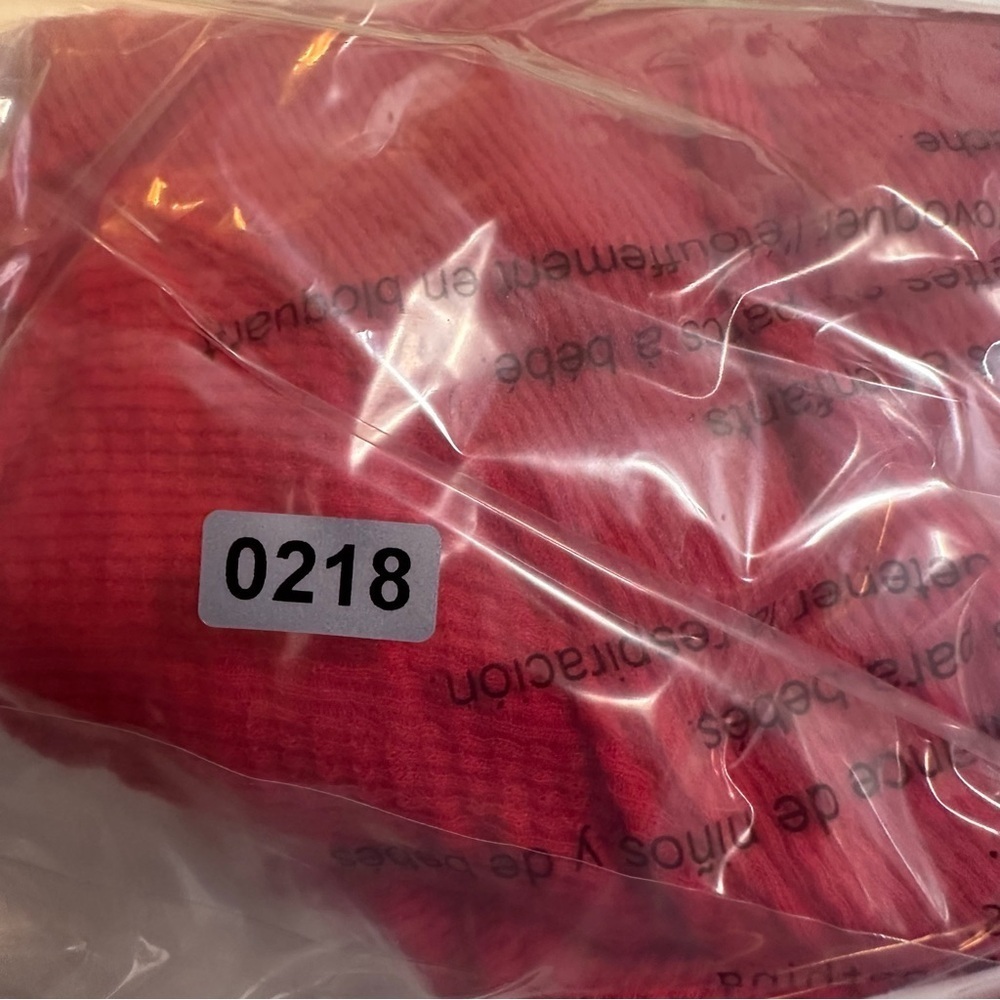 Free People Mint Julep Crop Top Cherry Red Ruffle Button Front XS Summer Beach - Picture 9 of 9